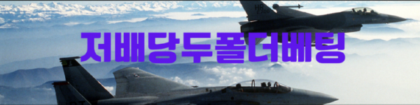 메이저사이트 저배당 두폴더.png